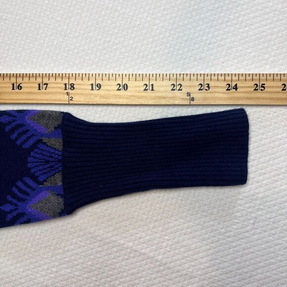 Title Nine S Athletic Dress 1/4 Zip Xtra Fine Merino Wool Knee Length Purpl Gray - Picture 15 of 16